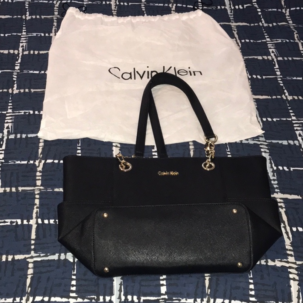 Brand new Calvin Klein leather large tote